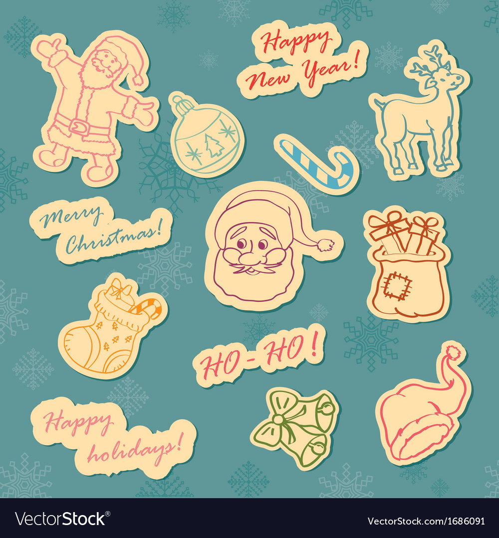 Christmas stickers