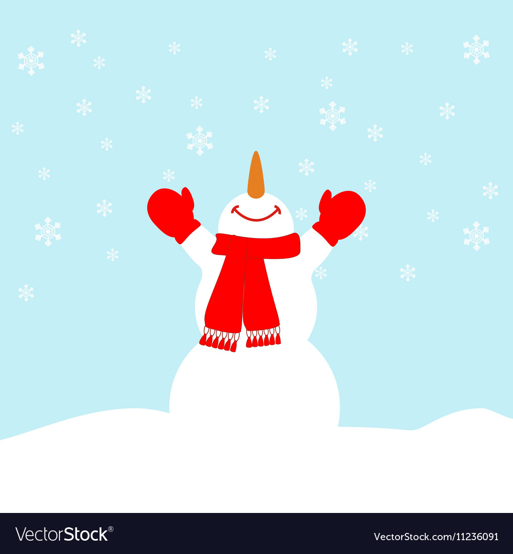 Happy snowman