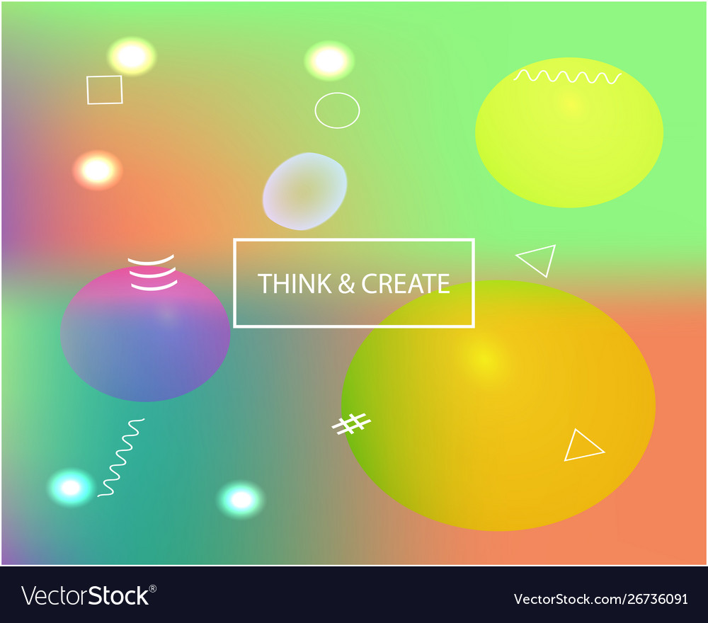 Inspiring colorful modern background Royalty Free Vector