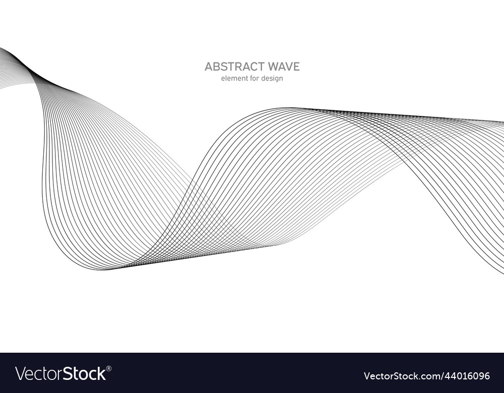 Abstract wave element for design digital vector image Abstract wave element for design digital