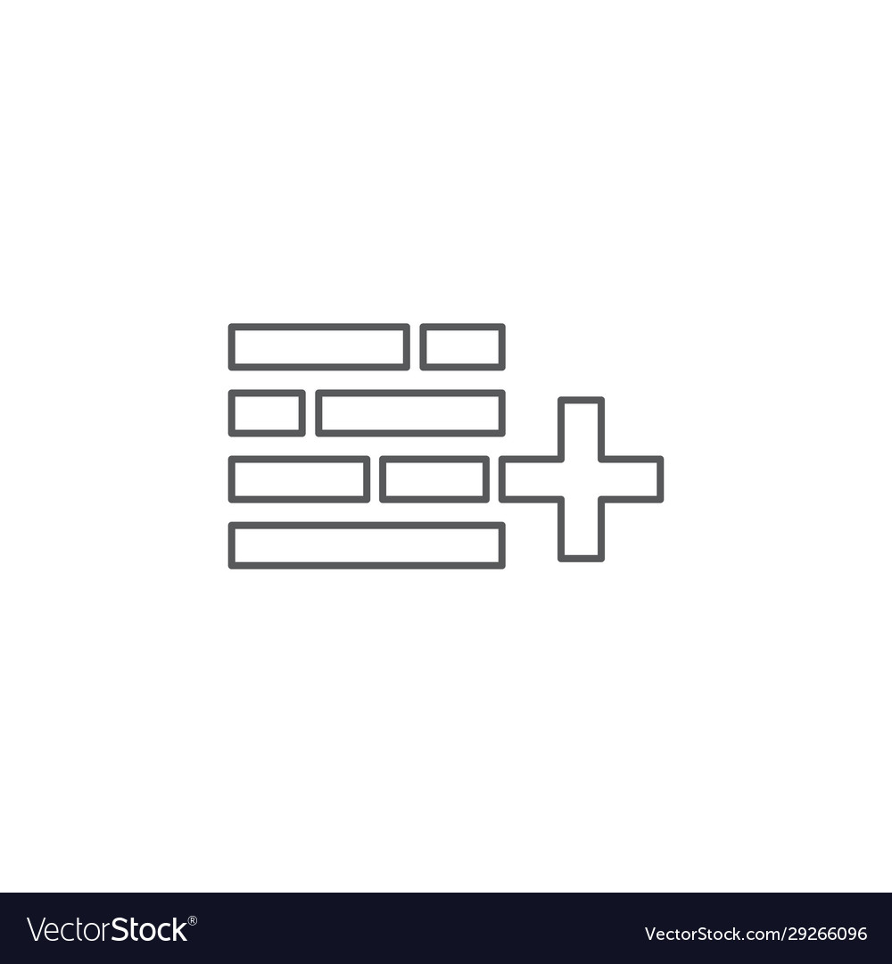 Add list icon symbol isolated on white background