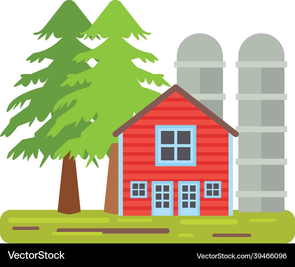 Farm Royalty Free Vector Image - VectorStock