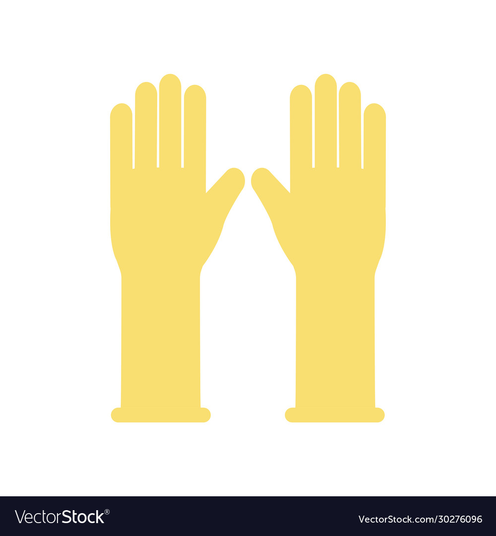 Gloves flat style icon design