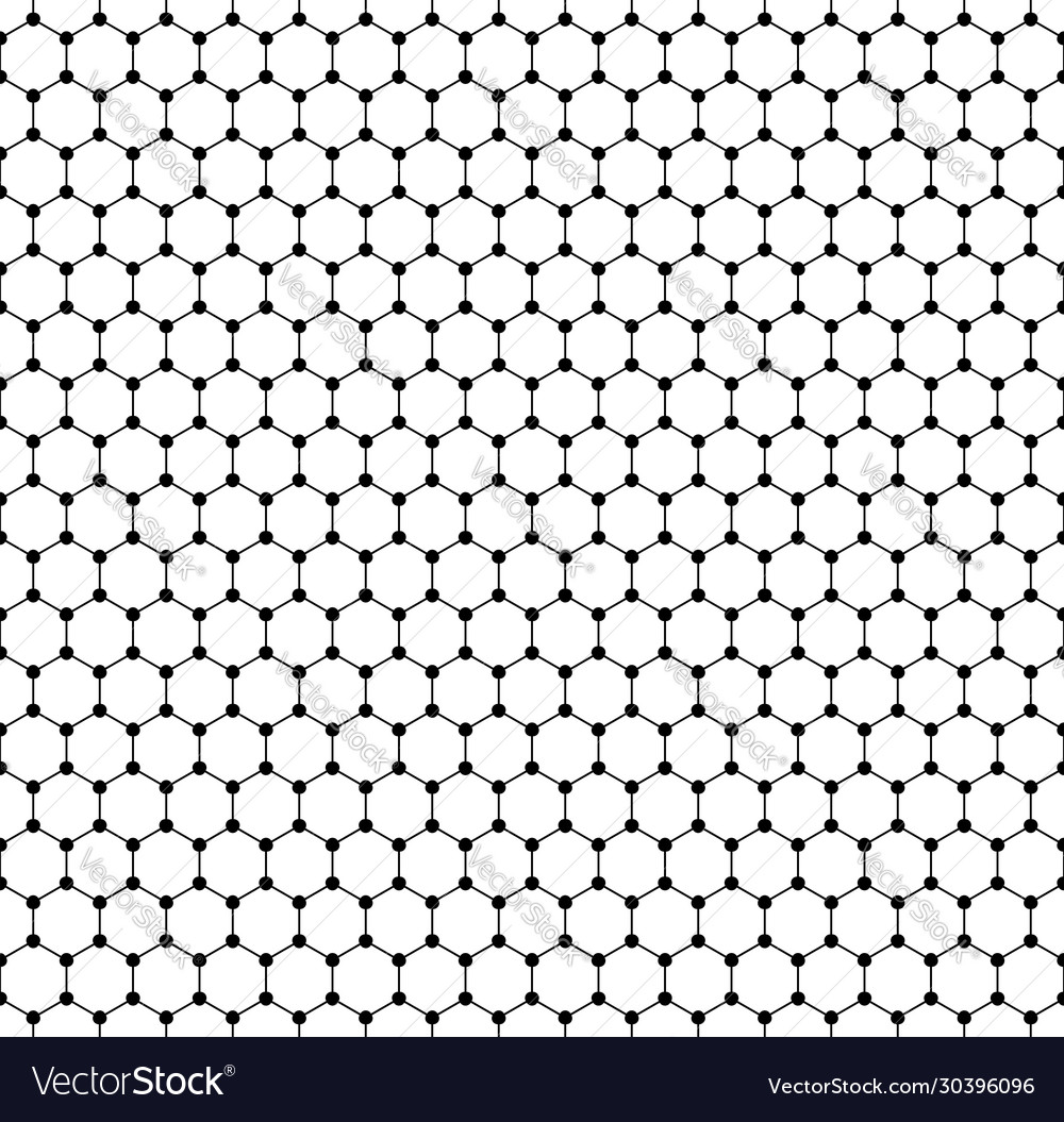 Seamless hexagons pattern