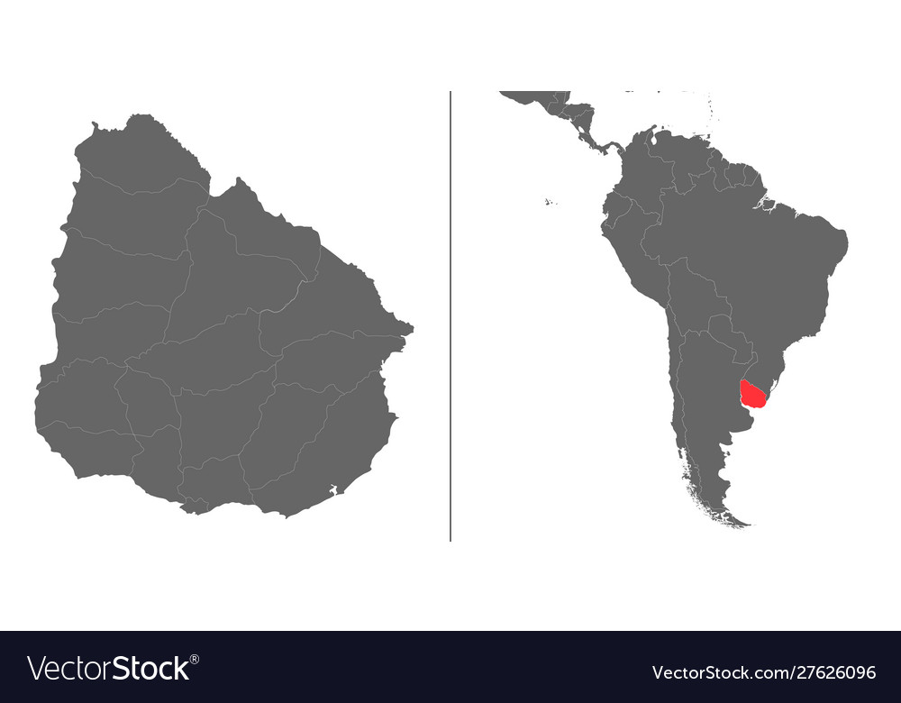 Uruguay Map - South America Location