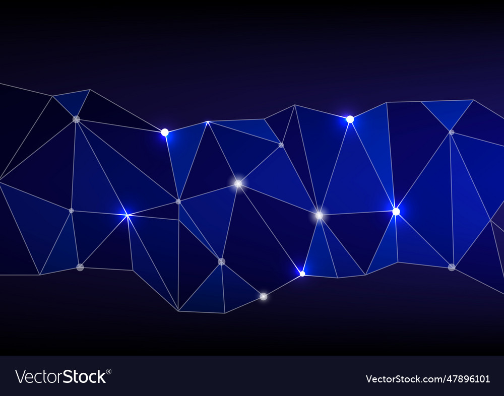 Abstract low polygon harmony color background