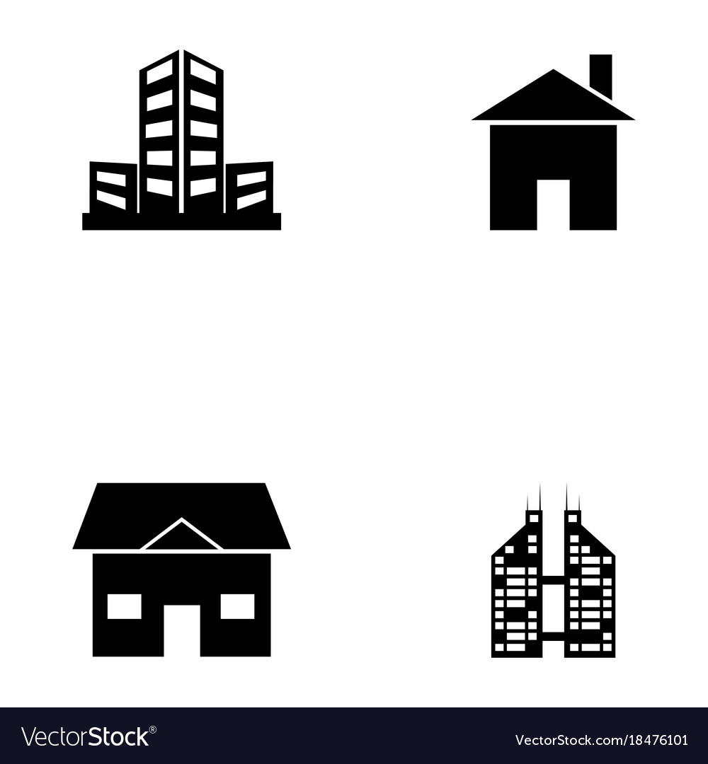 Building icon set
