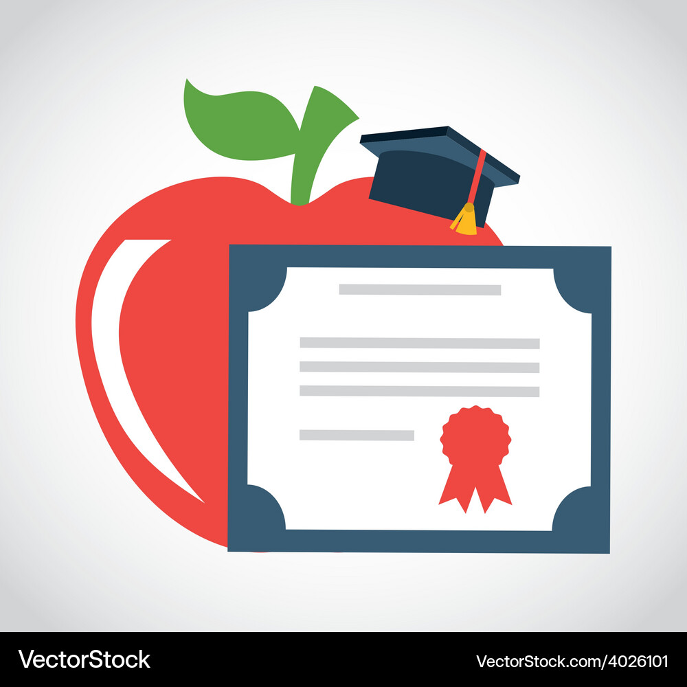 Graduation concept Royalty Free Vector Image - VectorStock