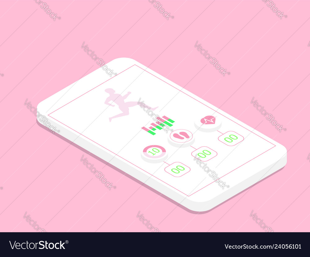 Running application on smartphone