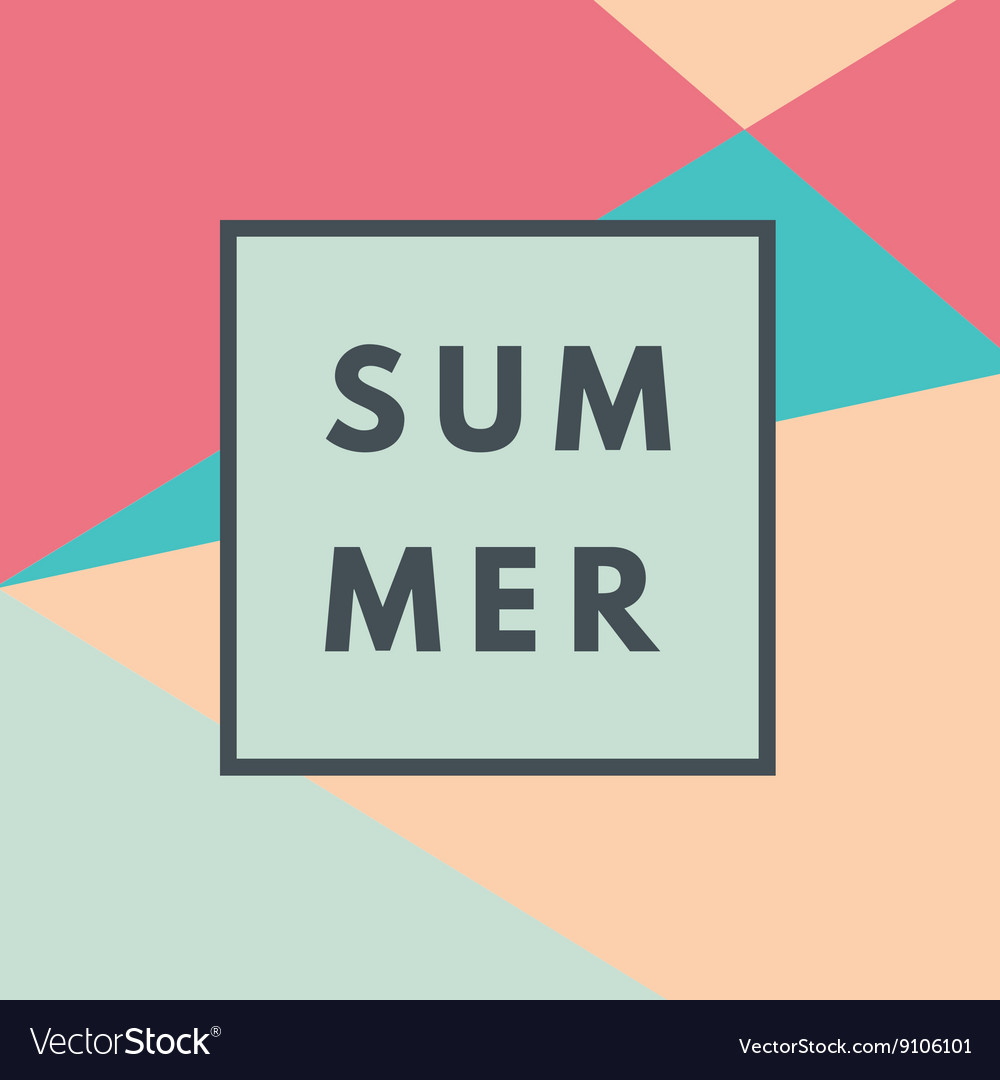 Summer hipster boho background