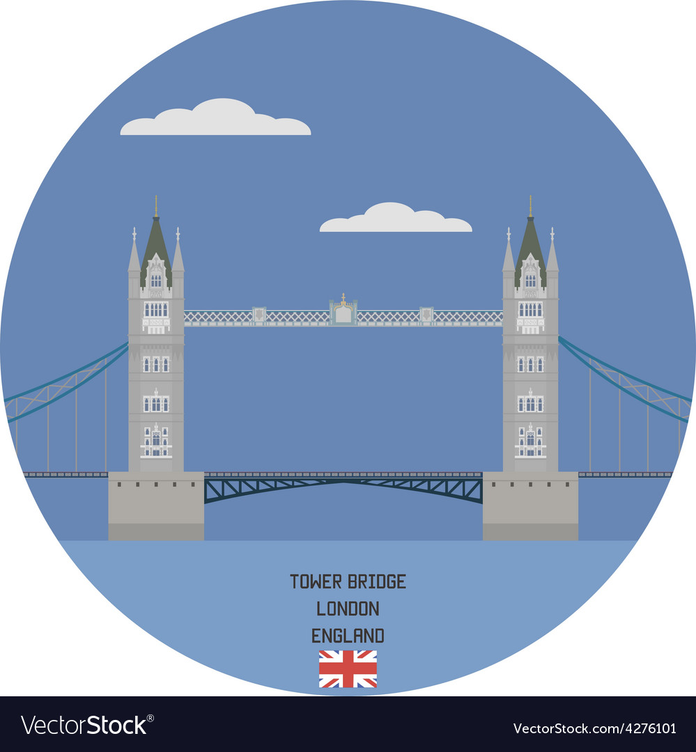 Tower bridge london Royalty Free Vector Image - VectorStock