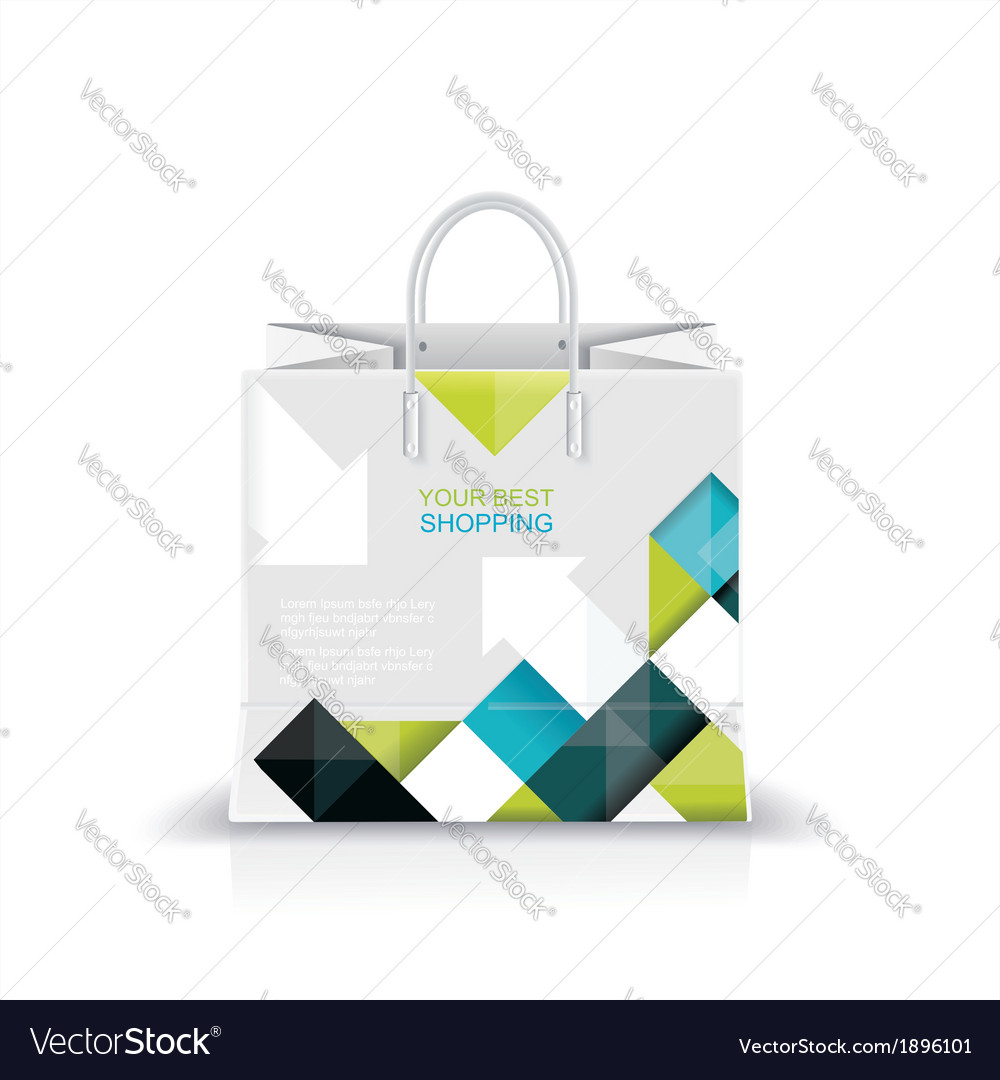 white shopping paper or plastic bag cool plastic bag design
