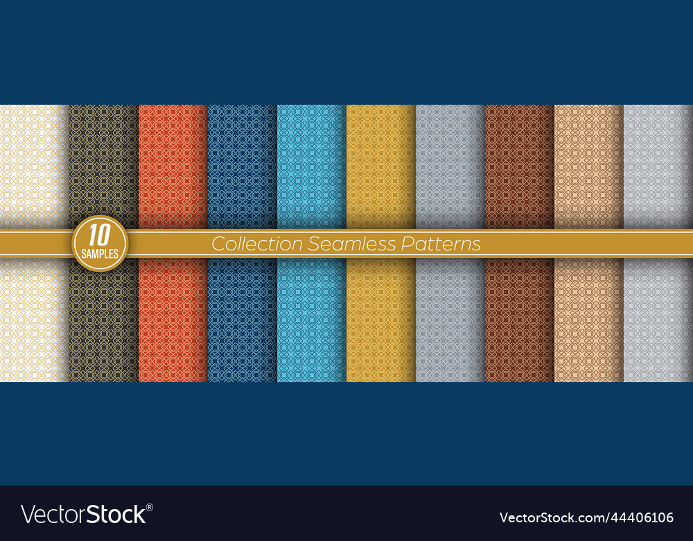 A set of seamless patterns for backgrounds