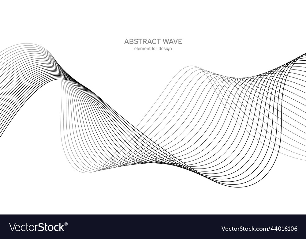 Abstract wave element for design digital Vector Image Abstract wave element for design digital