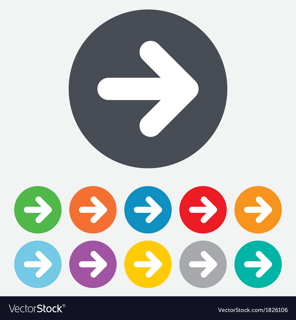 Arrow sign icon next button navigation symbol