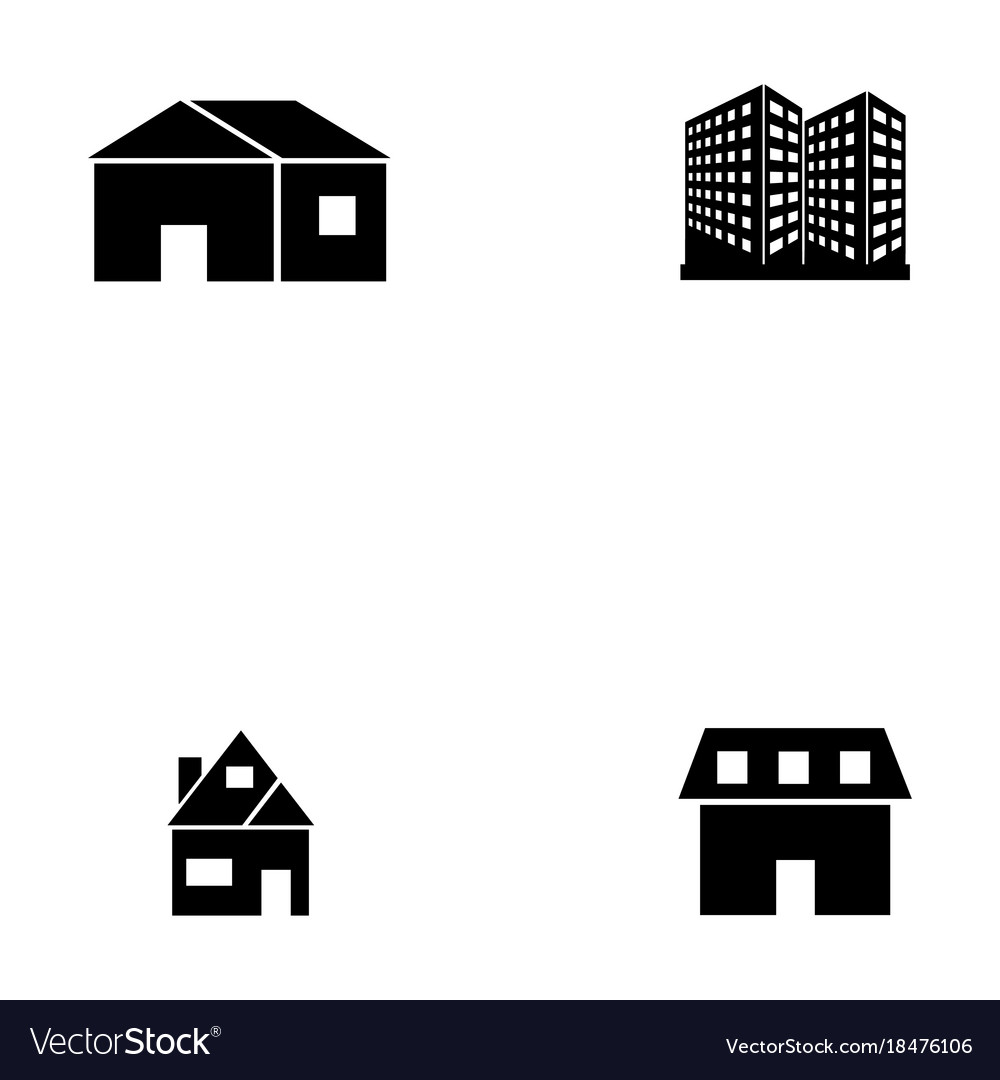 Building icon set