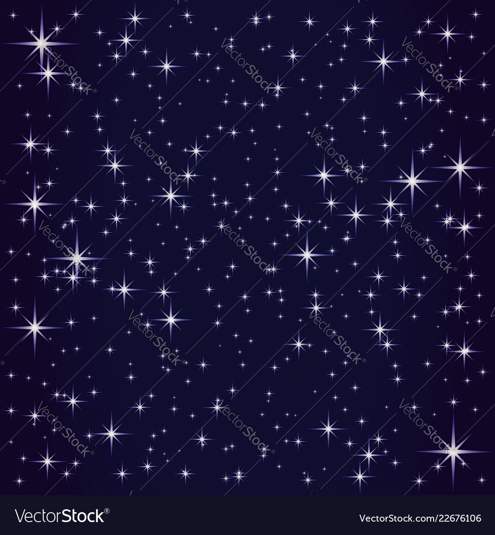 Cosmos and shining stars Royalty Free Vector Image