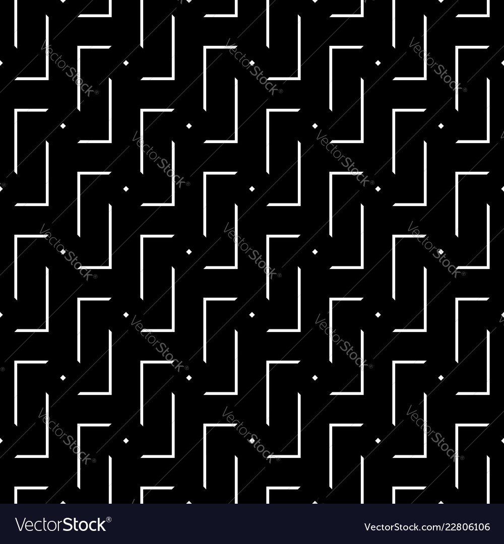 Design seamless monochrome zigzag pattern