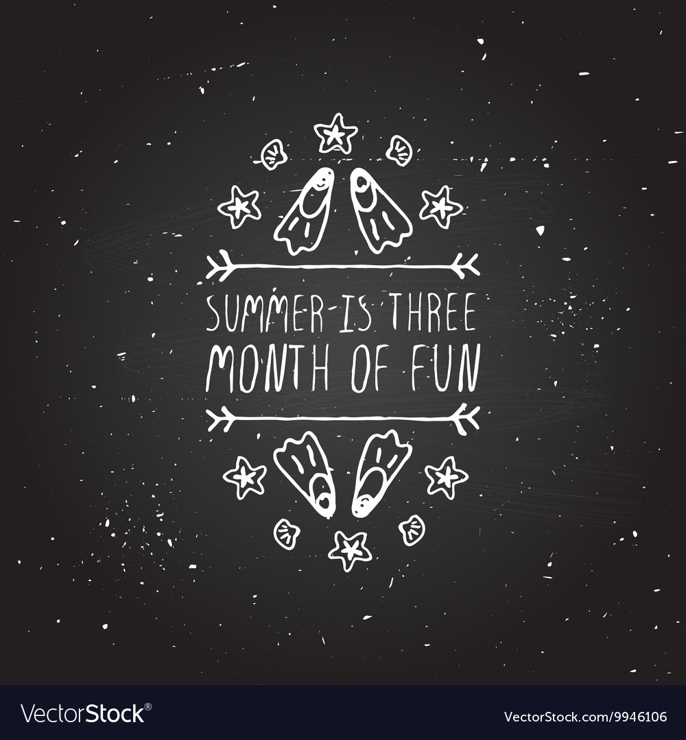 Hand-sketched typographic element with flippers