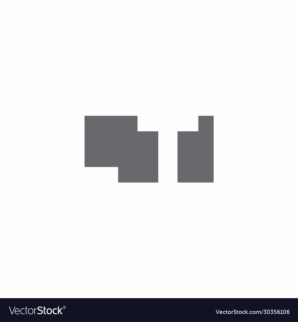Lt logo monogram with negative space style design