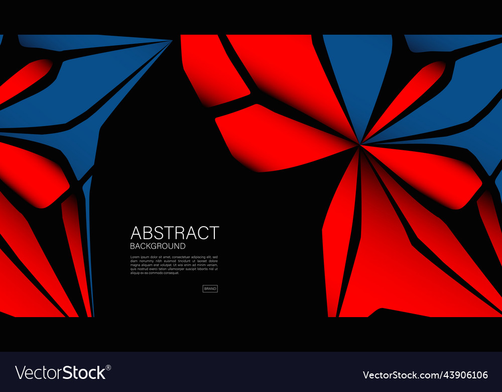 Red abstract polygon background Vector Image Red abstract polygon background