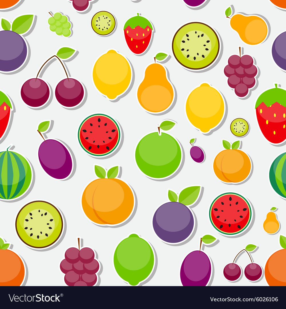 Seamless pattern background from apple orange