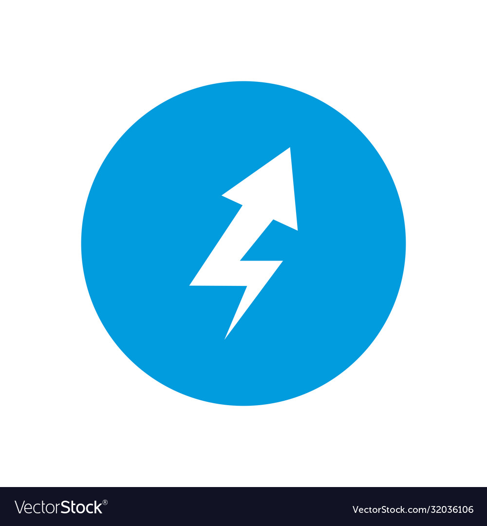 Up thunder arrow or above direction block style