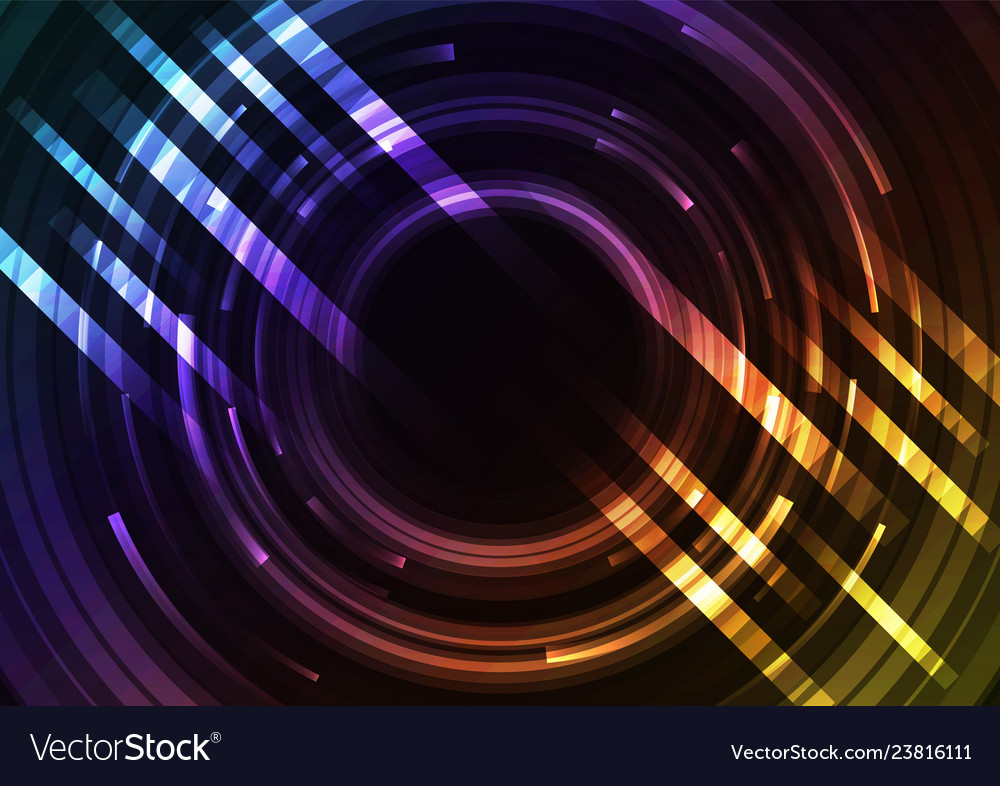 Abstract Circle Layer Background