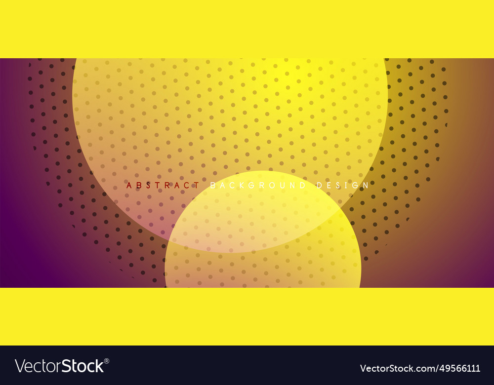 Abstract tech circles background vector image Abstract tech circles background