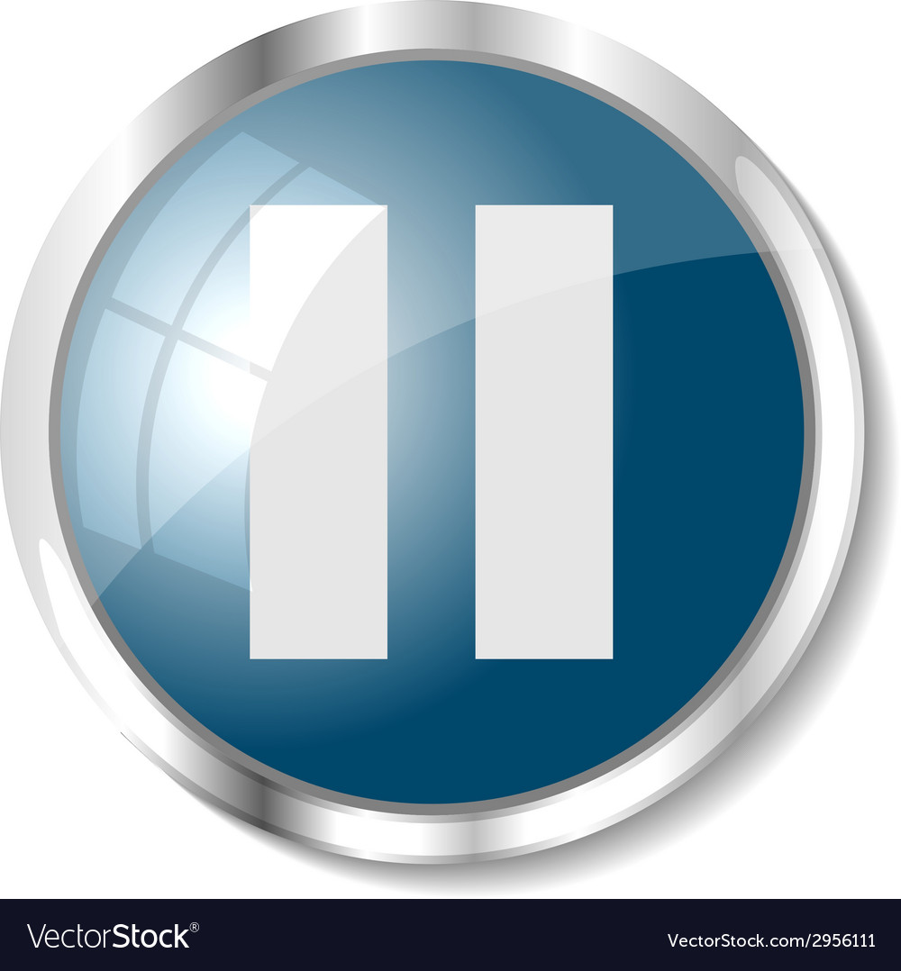 Blue web button