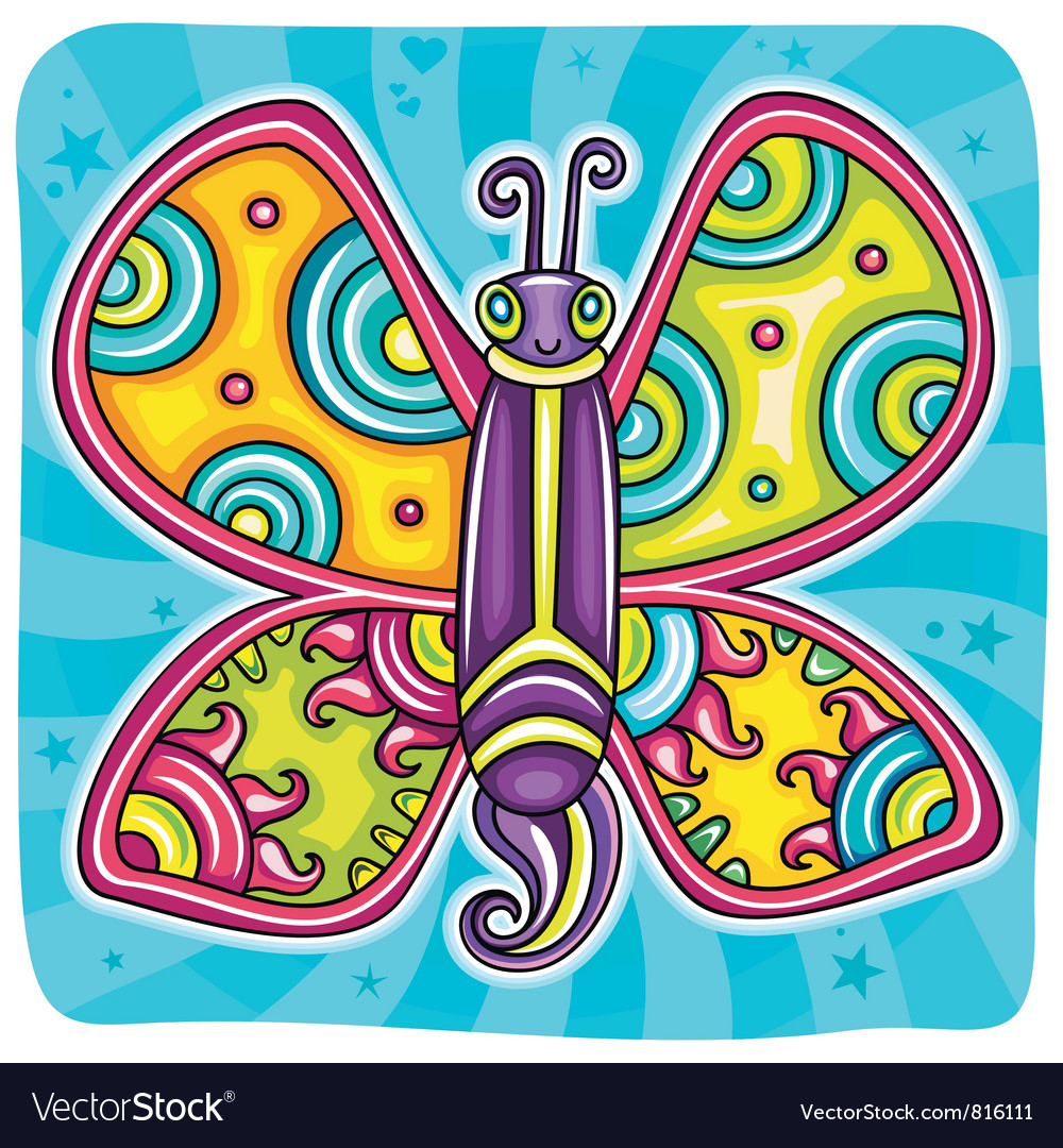 Butterfly Royalty Free Vector Image - VectorStock