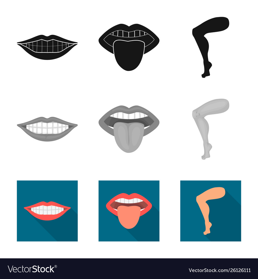Isolated object body and part sign collection