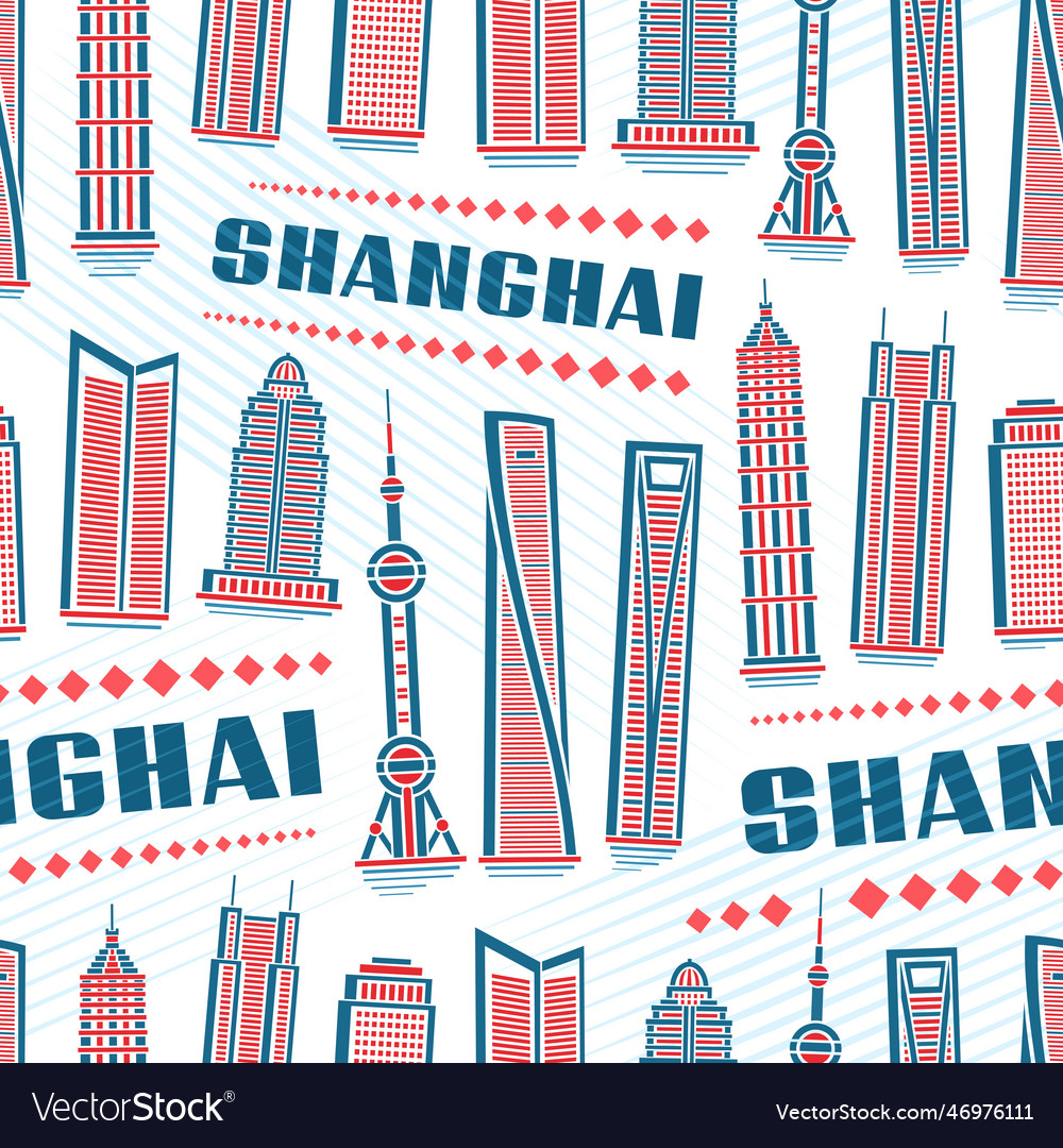Shanghai seamless pattern
