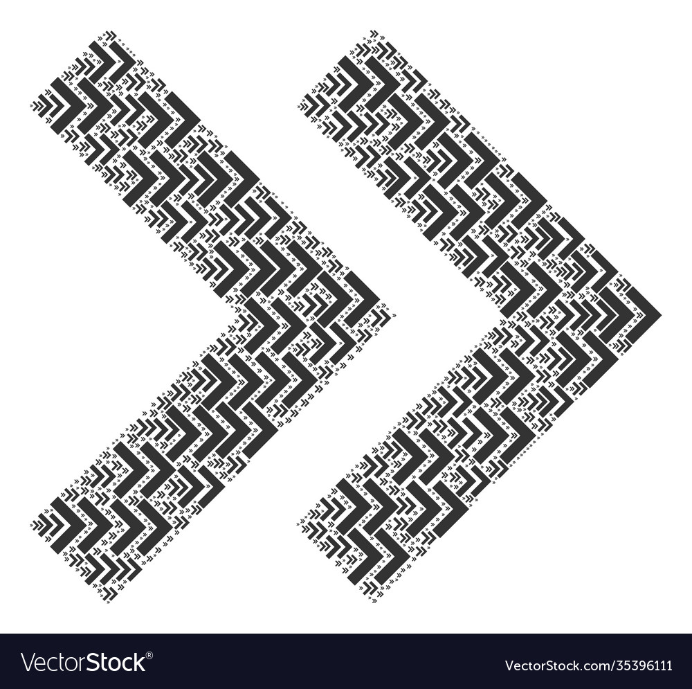 Shift right recursion mosaic itself items