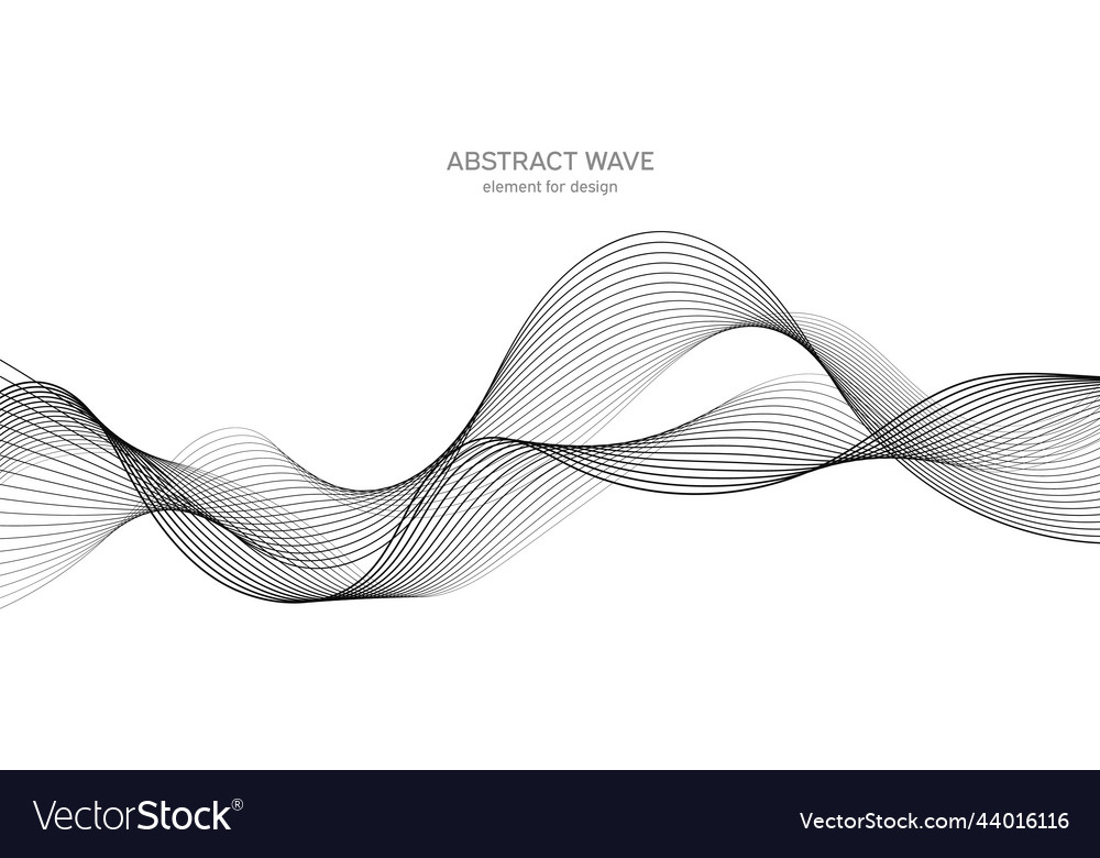 Abstract wave element for design digital vector image Abstract wave element for design digital