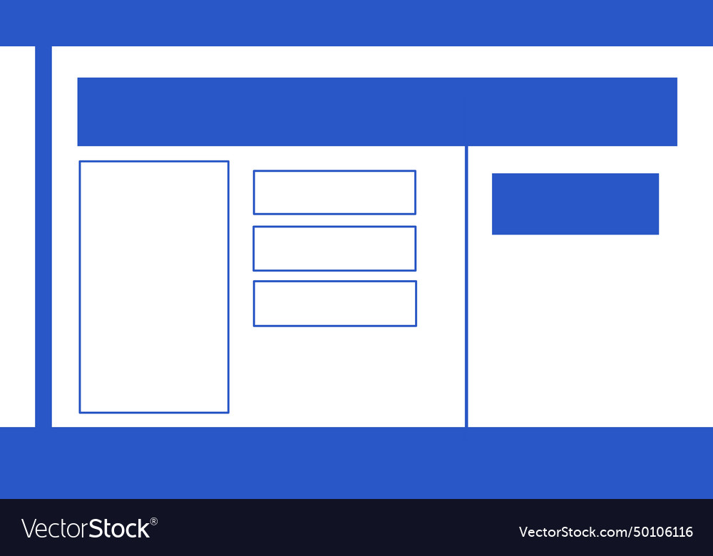 Blue text box template design perfect for power Vector Image