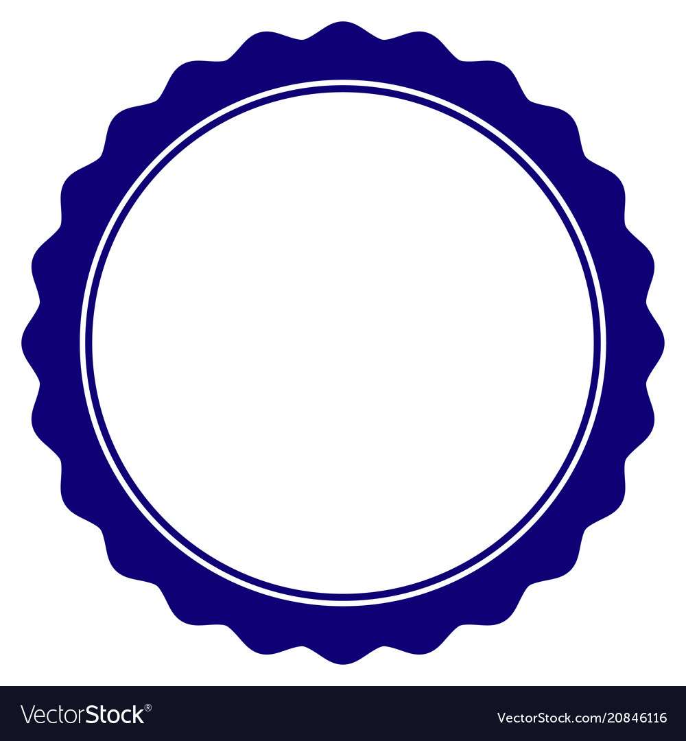 certificate rosette circular frame