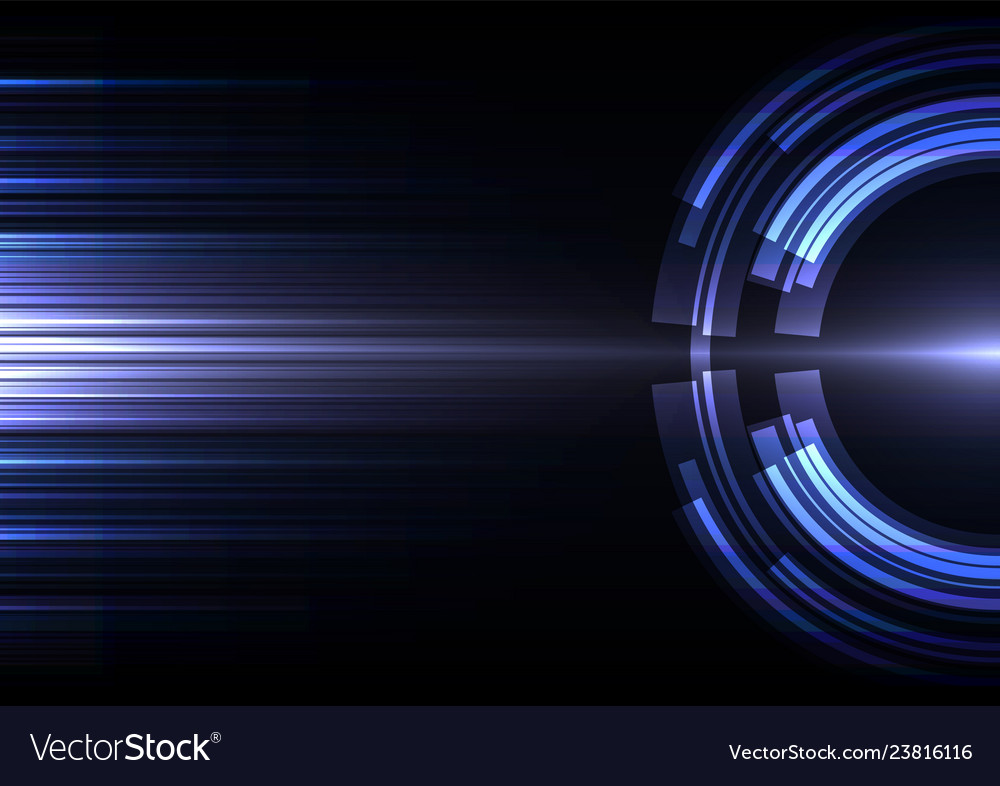 Circle digital abstract sheet layer background vector image Circle digital abstract sheet layer background