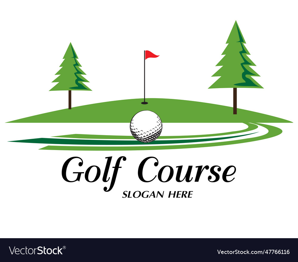 Golf Course Logo Royalty Free Vector Image - Vectorstock