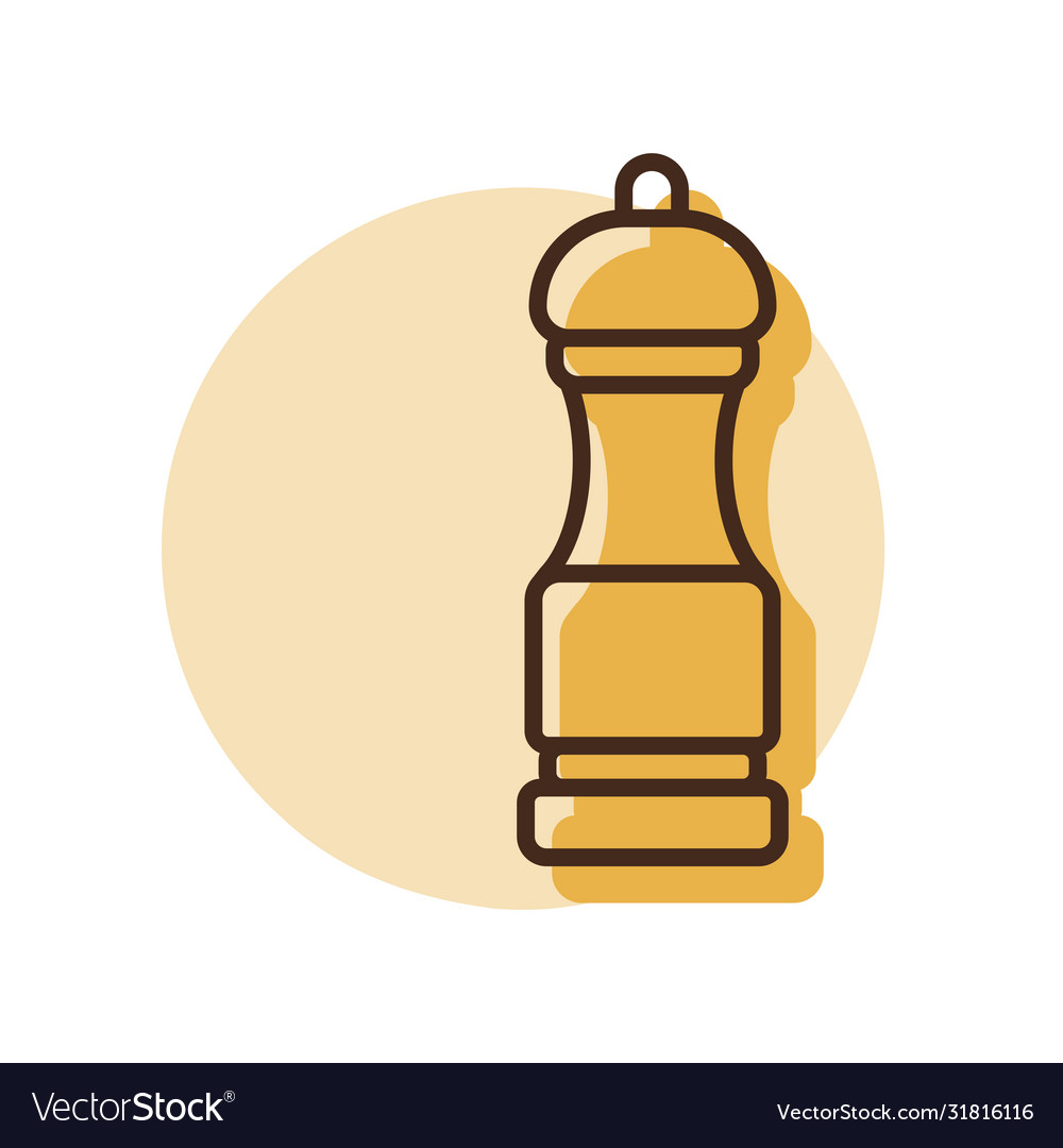 Pepper mill spice grinder icon