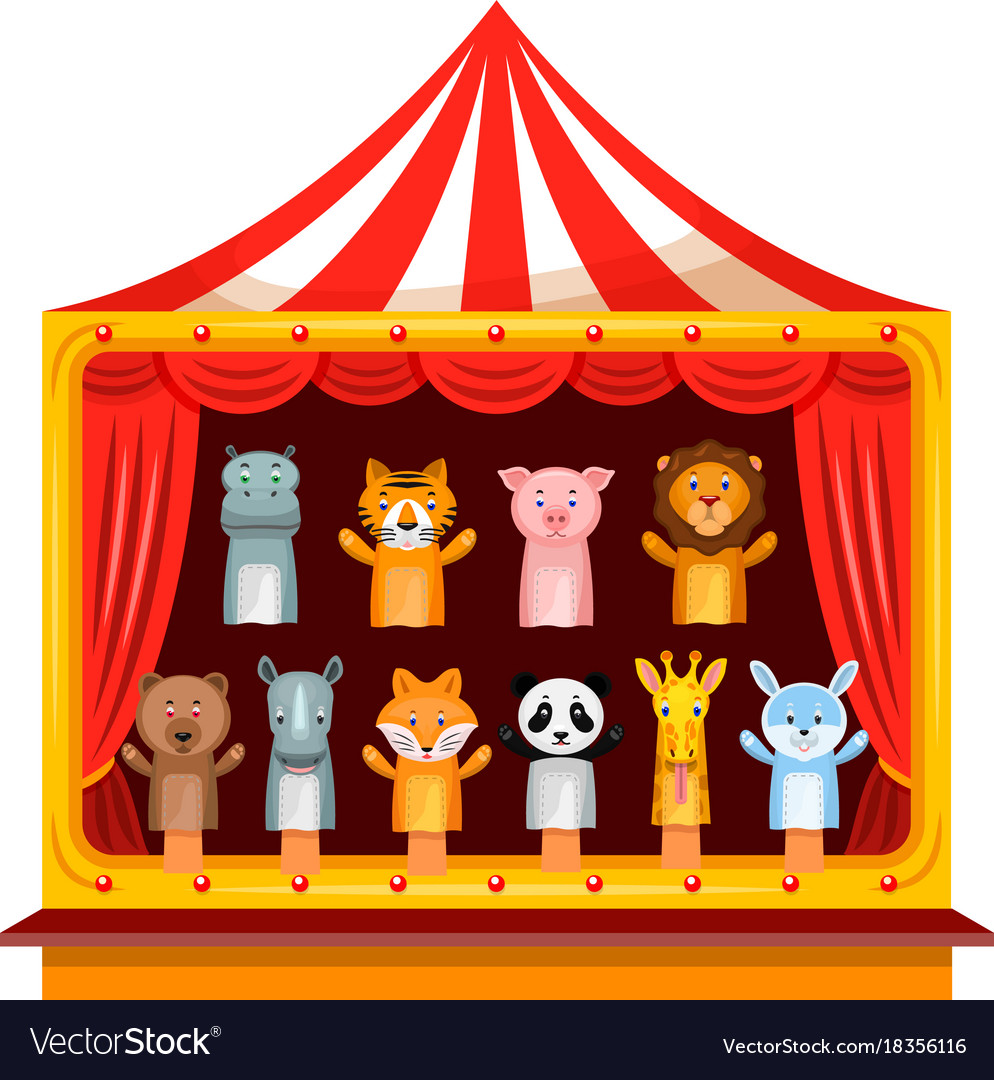 Puppets show Vectors & Illustrations for Free Download