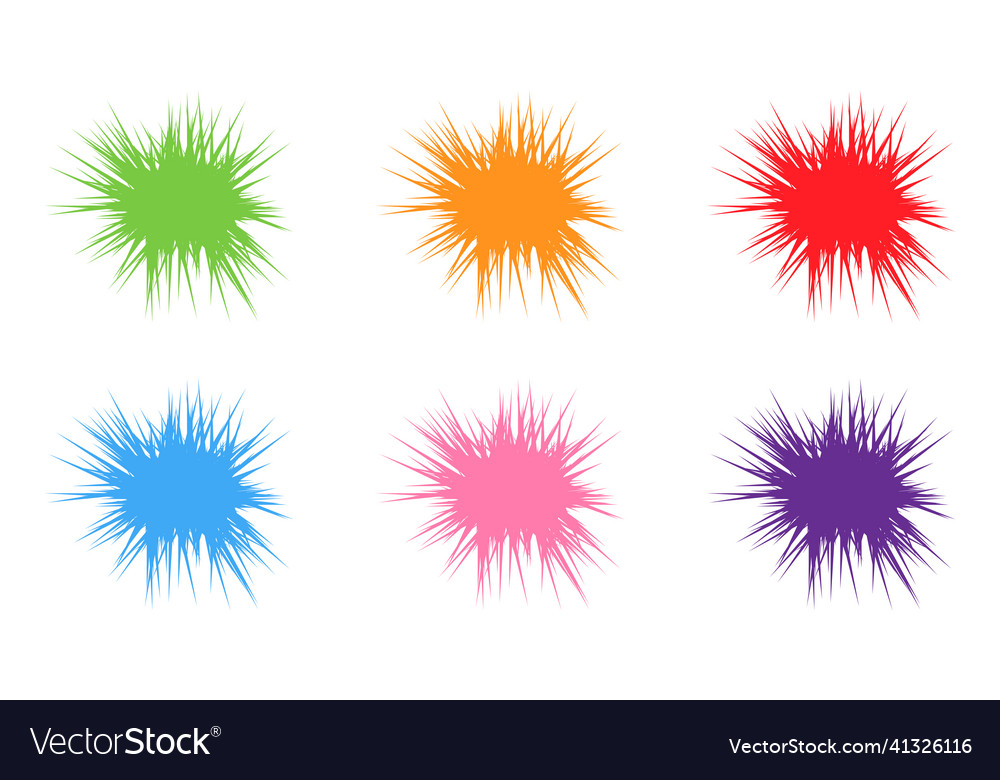 Set spiky backgrounds with sharp pointed edges Vector Image Set spiky backgrounds with sharp pointed edges