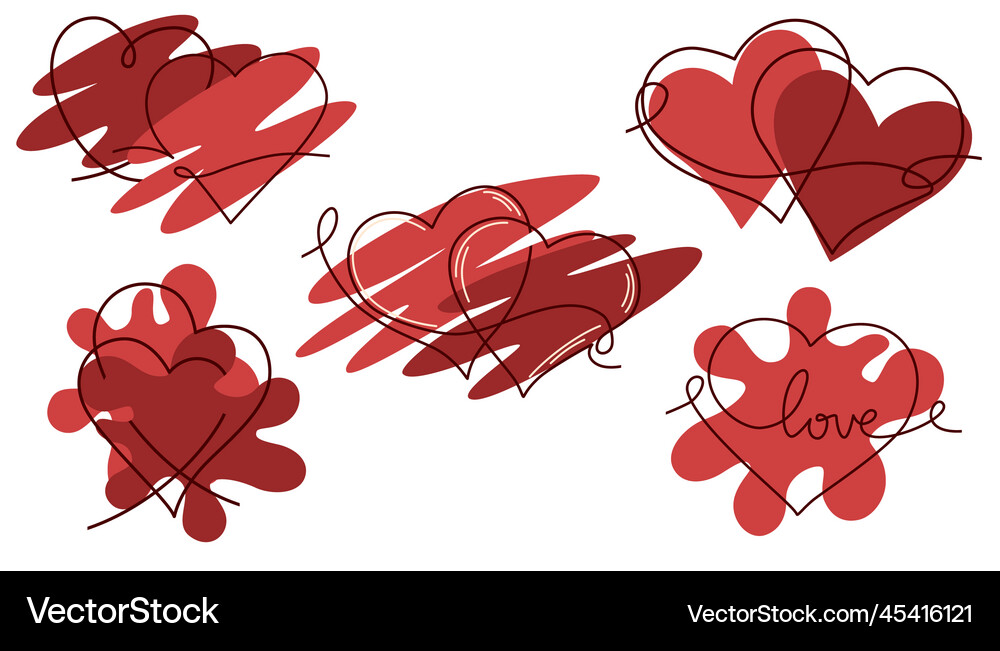 0038 heart Royalty Free Vector Image - VectorStock