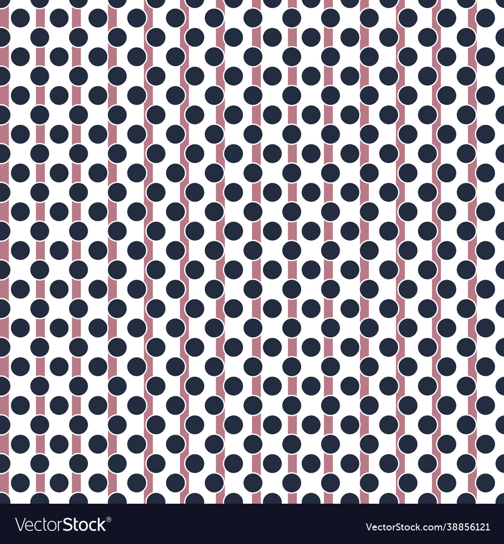 Abstract seamless pattern with points and stripes