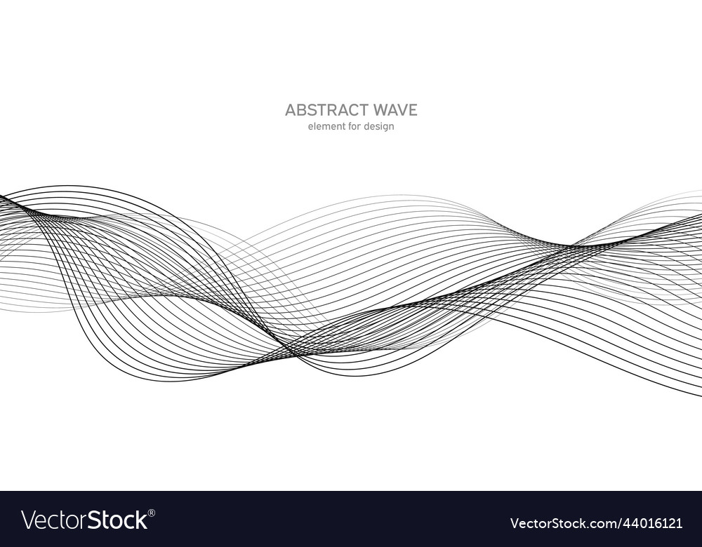 Abstract wave element for design digital vector image Abstract wave element for design digital