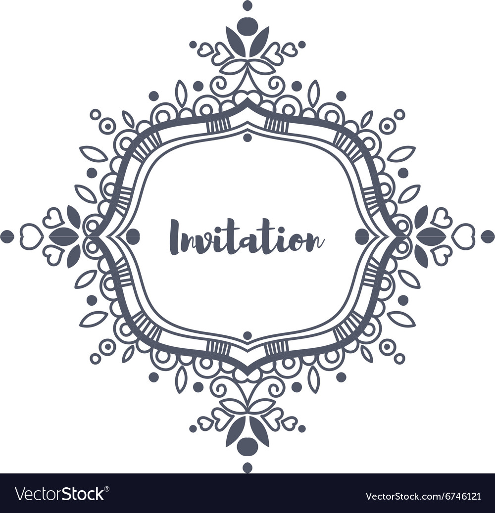 Frame design element and page decoration