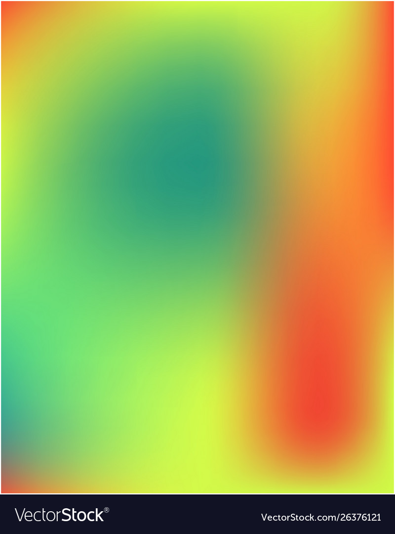 Gradient mesh painted in different colors