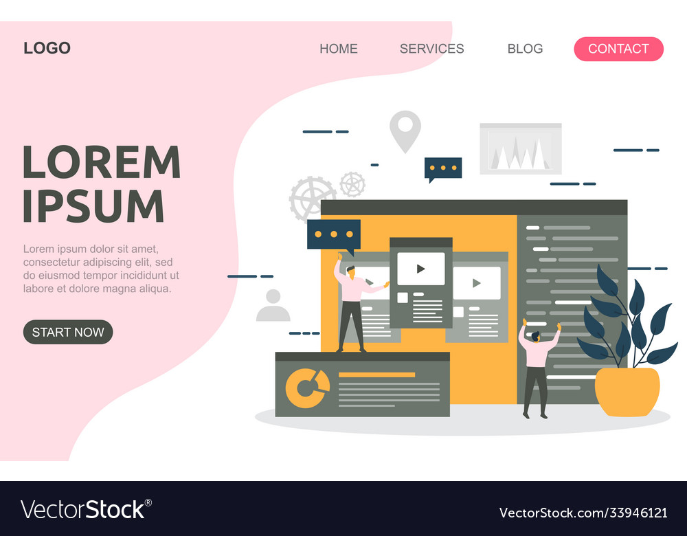 People build website design web page project