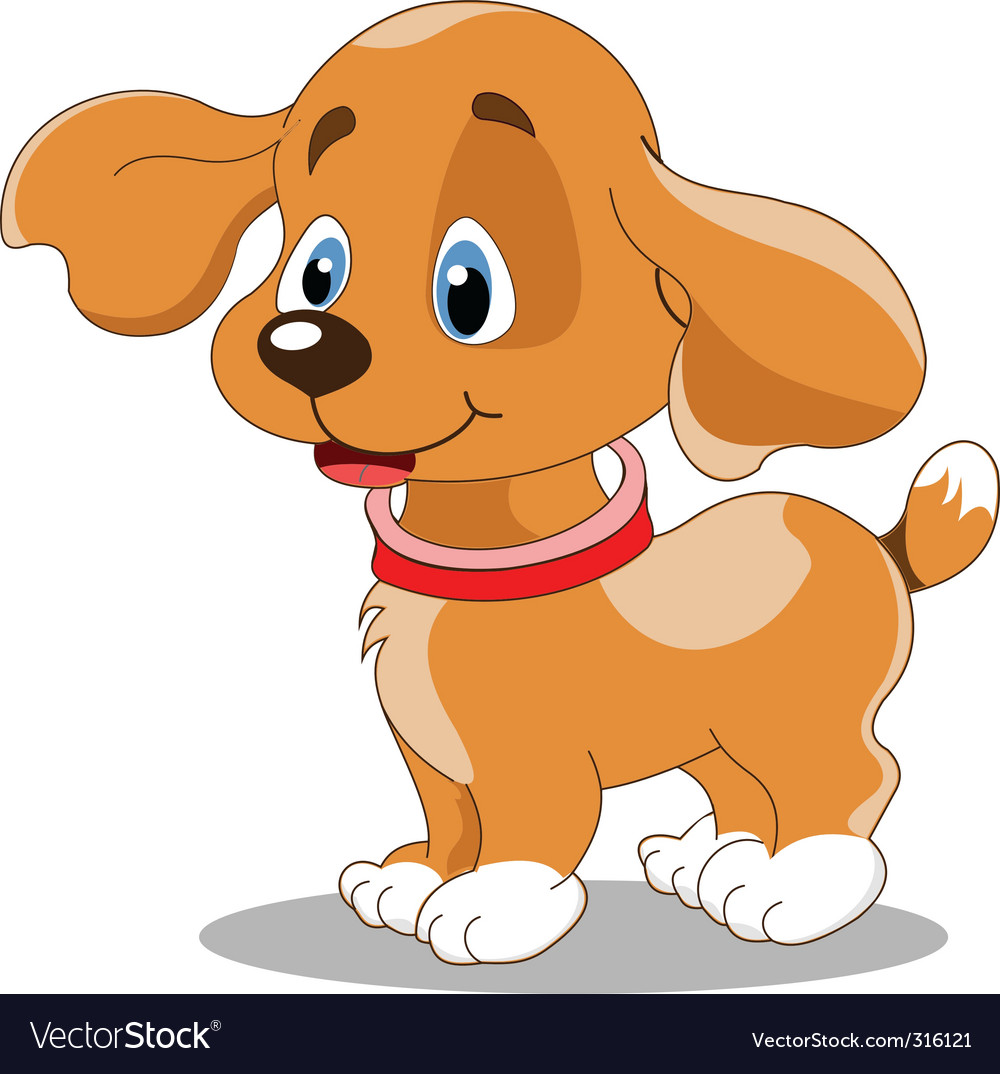 Puppy Royalty Free Vector Image Vectorstock