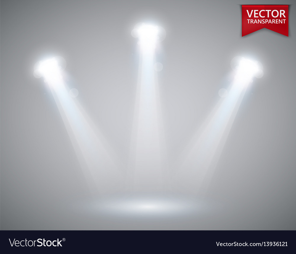 Spotlights scene transparent light effects stage